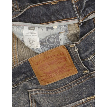 Levi's 511 Men Blue Straight Slim Stretch Jeans W34 L35