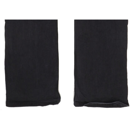 Levi's 505 Men Black Straight Regular Stretch Jeans W38 L33