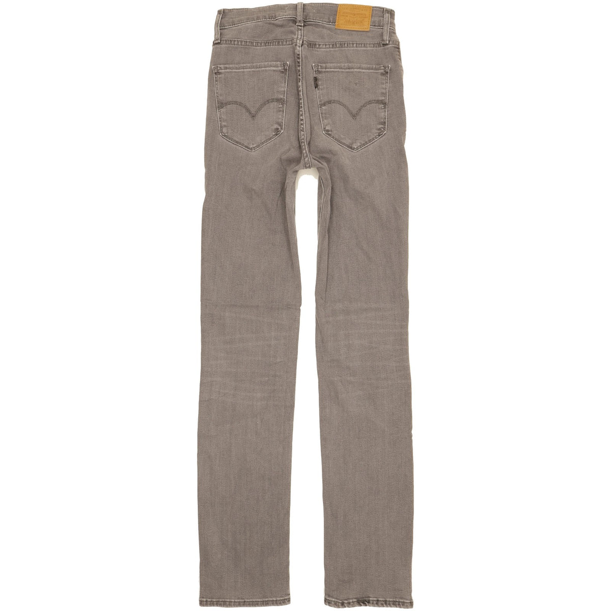 Levi's 724 Women Grey Straight Slim Stretch Jeans W26 L33