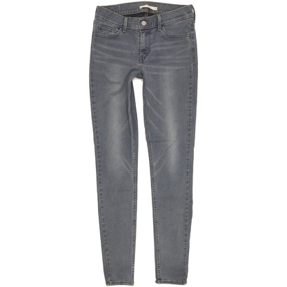 Levi's 710 Super Women Blue Skinny Slim Stretch Jeans W29 L30