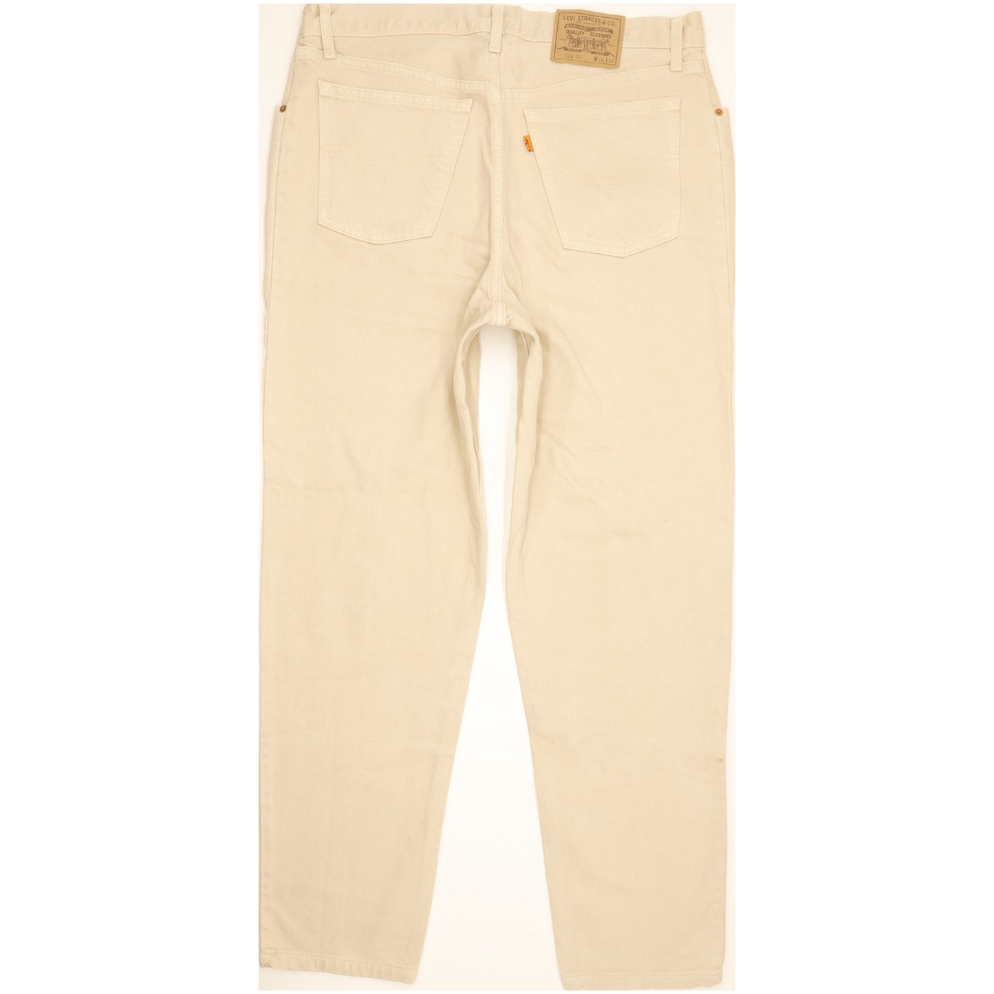 Levi's 726 Men Beige Tapered Regular Jeans W38 L32