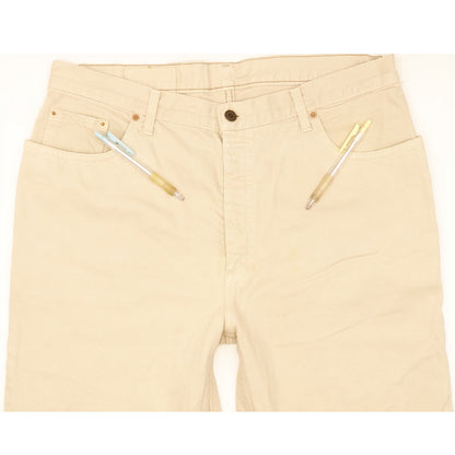 Levi's 726 Men Beige Tapered Regular Jeans W38 L32