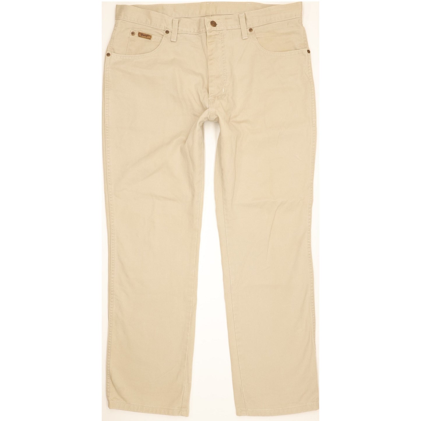 Wrangler Texas Men Beige Straight Regular Jeans W38 L30