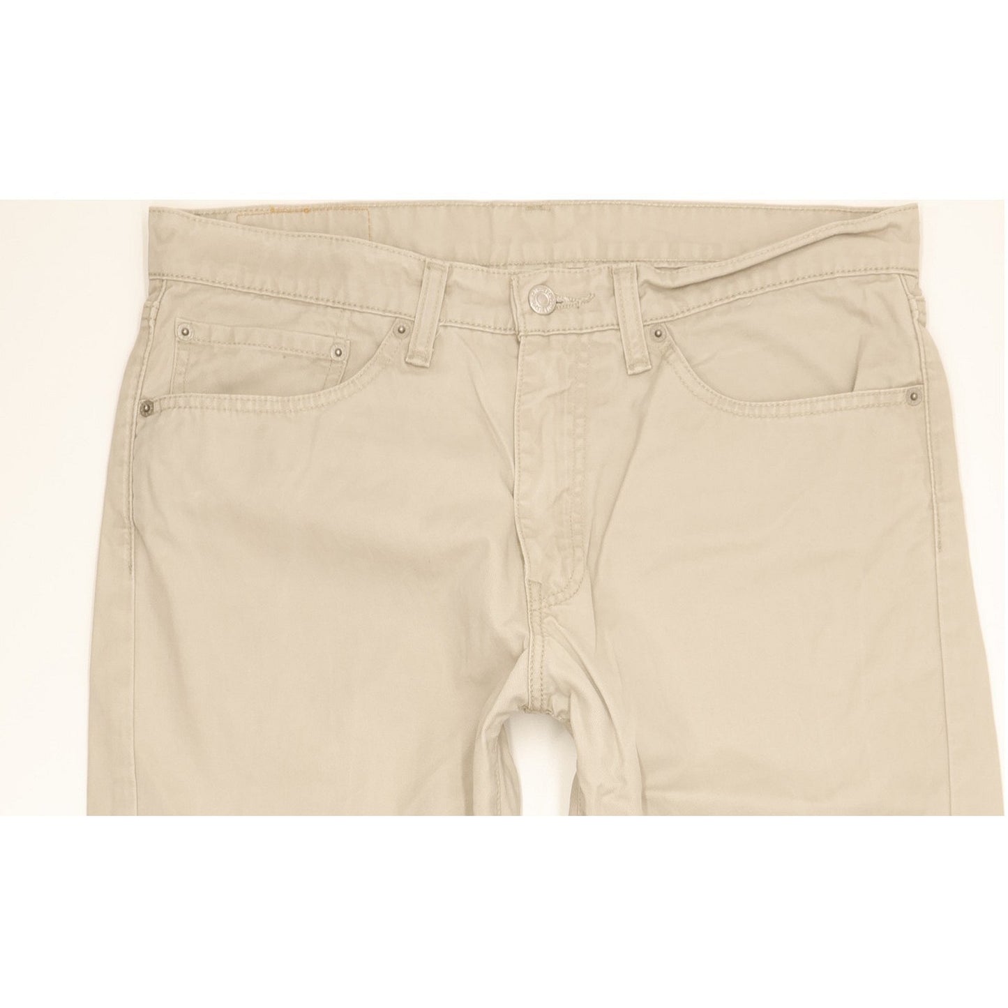 Levi's 505 Men Beige Straight Regular Jeans W34 L31