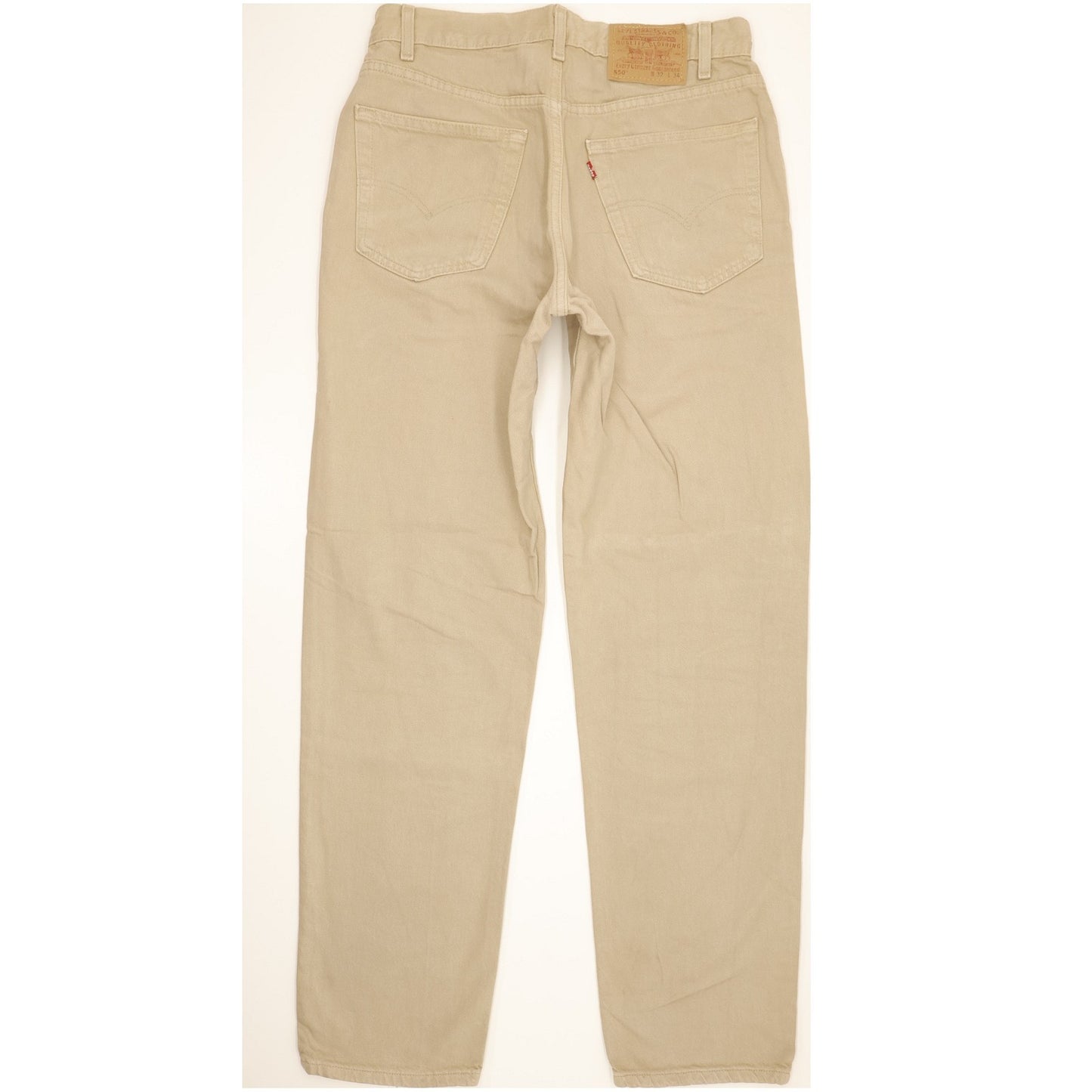 Levi's 550 Men Beige Straight Relaxed Jeans W32 L33