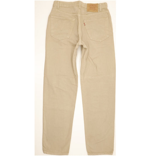 Levi's 550 Men Beige Straight Relaxed Jeans W32 L33
