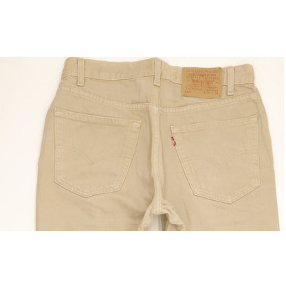 Levi's 550 Men Beige Straight Relaxed Jeans W32 L33