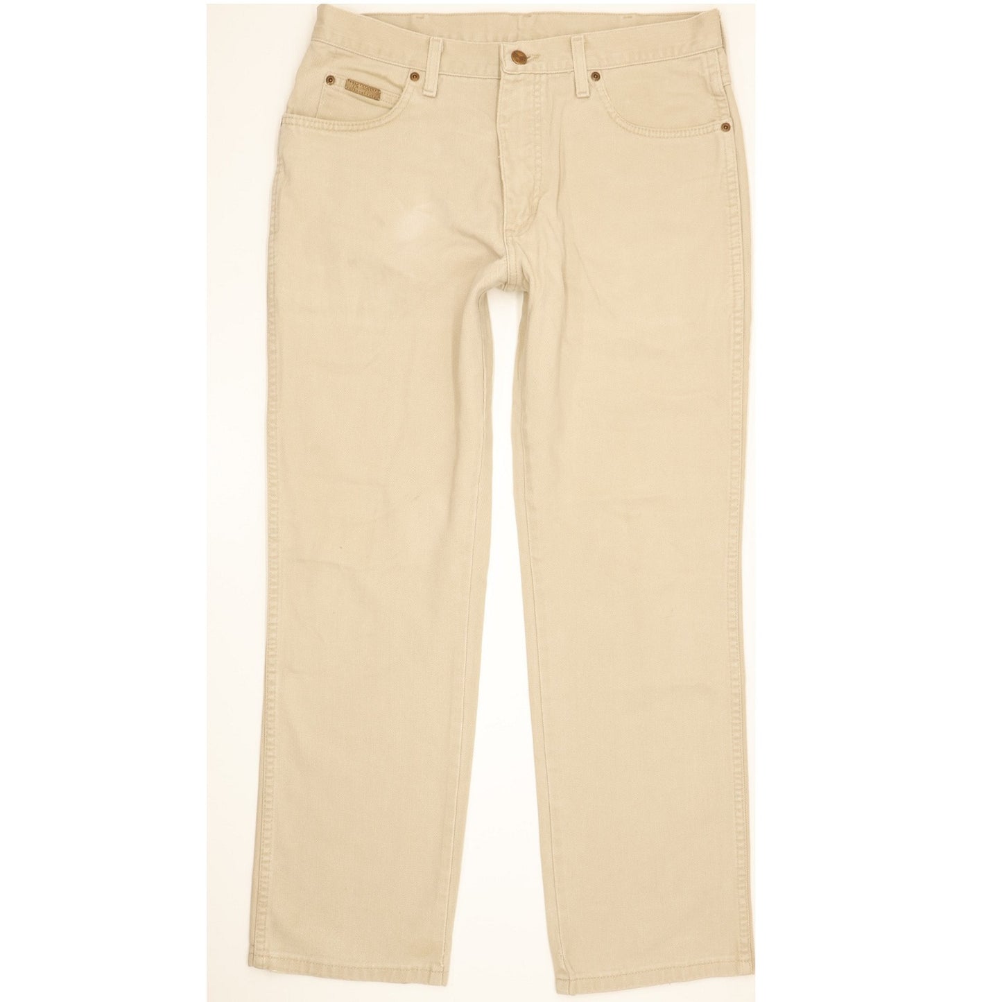 Wrangler Texas Men Beige Straight Regular Jeans W33 L29