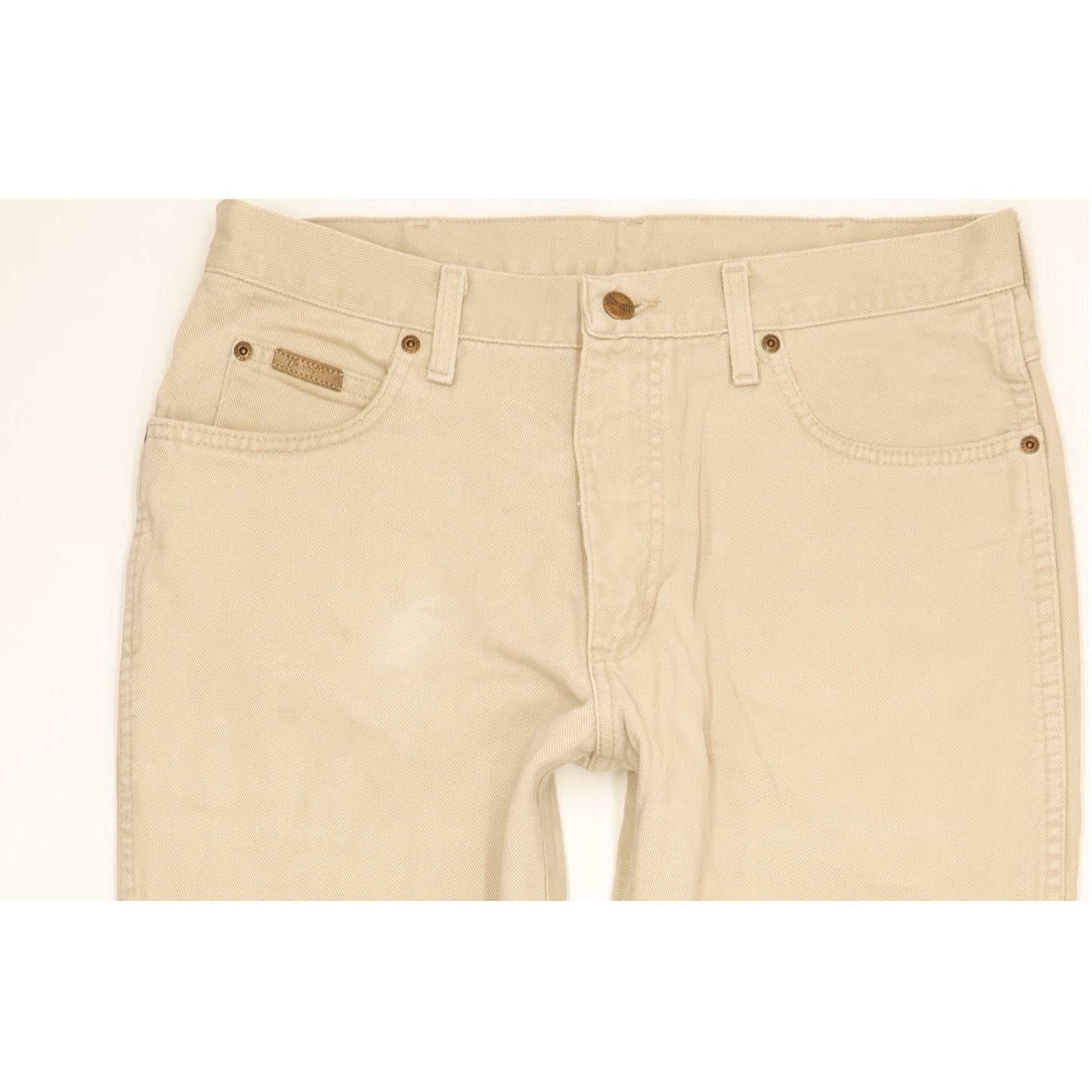 Wrangler Texas Men Beige Straight Regular Jeans W33 L29