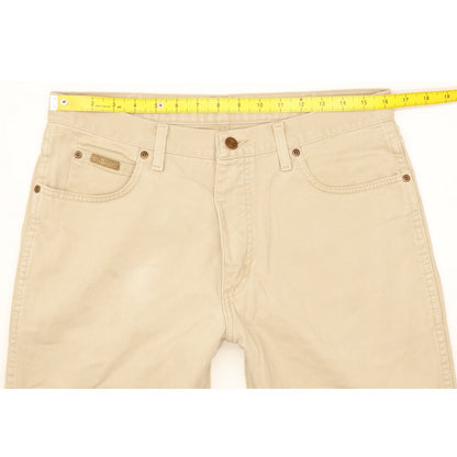 Wrangler Texas Men Beige Straight Regular Jeans W33 L29