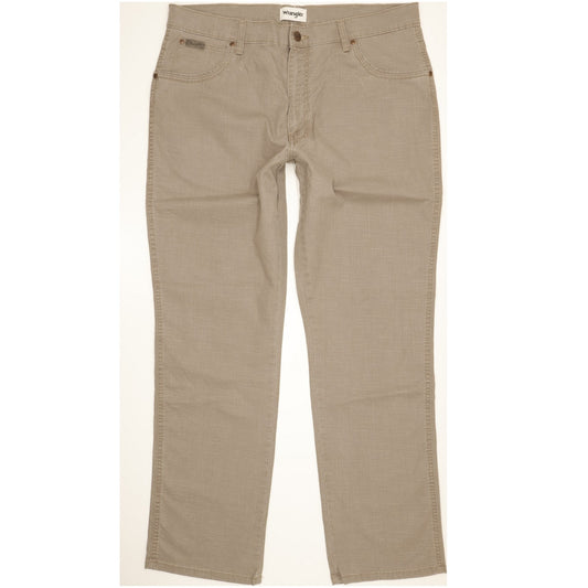 Wrangler Texas Men Grey Straight Regular Stretch Jeans W38 L32