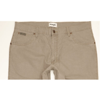 Wrangler Texas Men Grey Straight Regular Stretch Jeans W38 L32