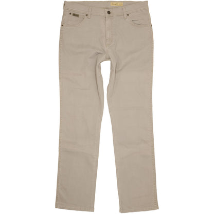 Wrangler Texas Men Grey Straight Regular Stretch Jeans W36 L34