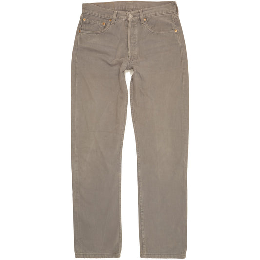 Levi's 501 Men Grey Straight Regular Jeans W31 L33