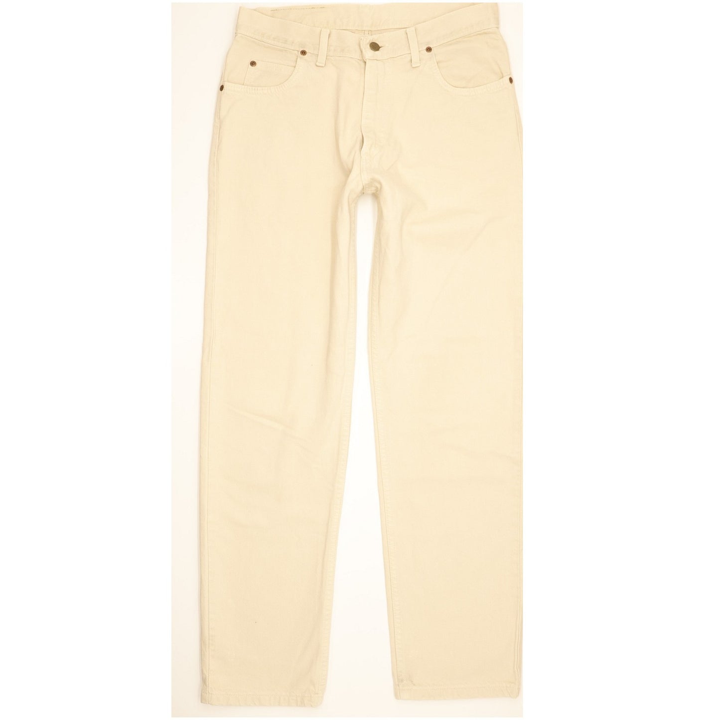 Lee Brooklyn Men Beige Straight Regular Jeans W33 L32