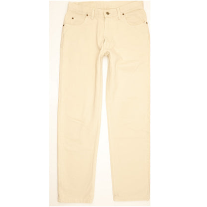 Lee Brooklyn Men Beige Straight Regular Jeans W33 L32