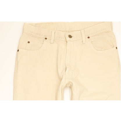 Lee Brooklyn Men Beige Straight Regular Jeans W33 L32
