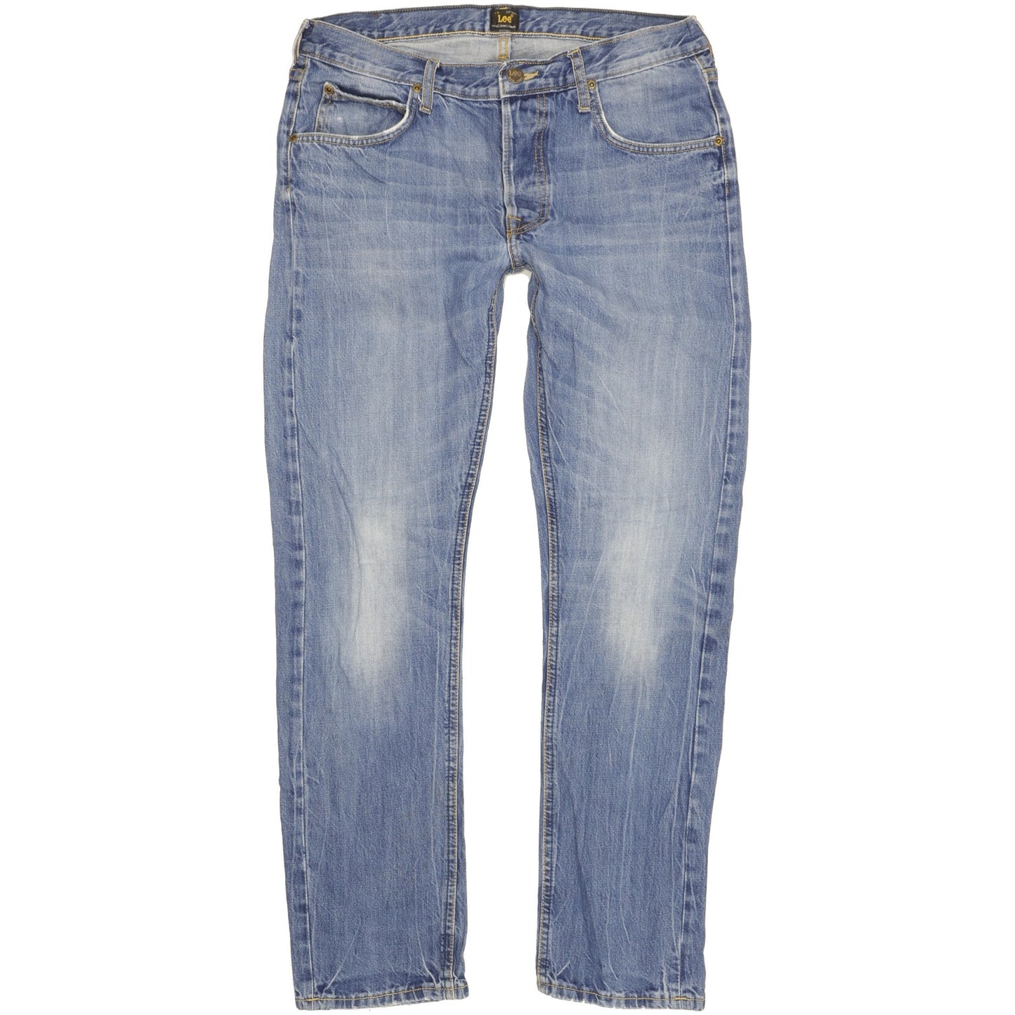 Lee Daren Men Blue Straight Slim Jeans W33 L31