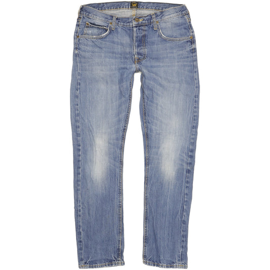 Lee Daren Men Blue Straight Slim Jeans W33 L31