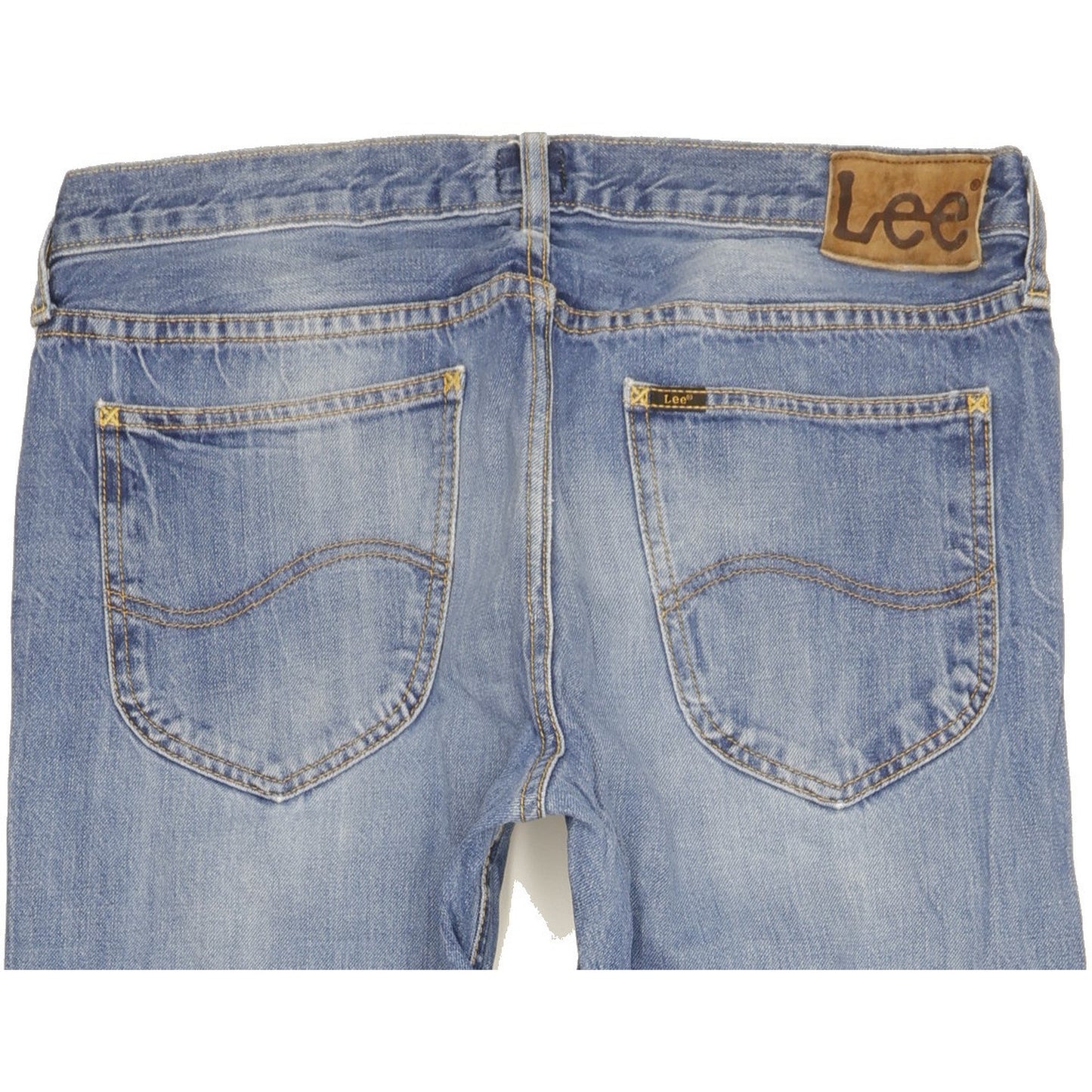 Lee Daren Men Blue Straight Slim Jeans W33 L31