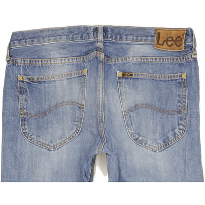 Lee Daren Men Blue Straight Slim Jeans W33 L31