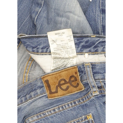 Lee Daren Men Blue Straight Slim Jeans W33 L31