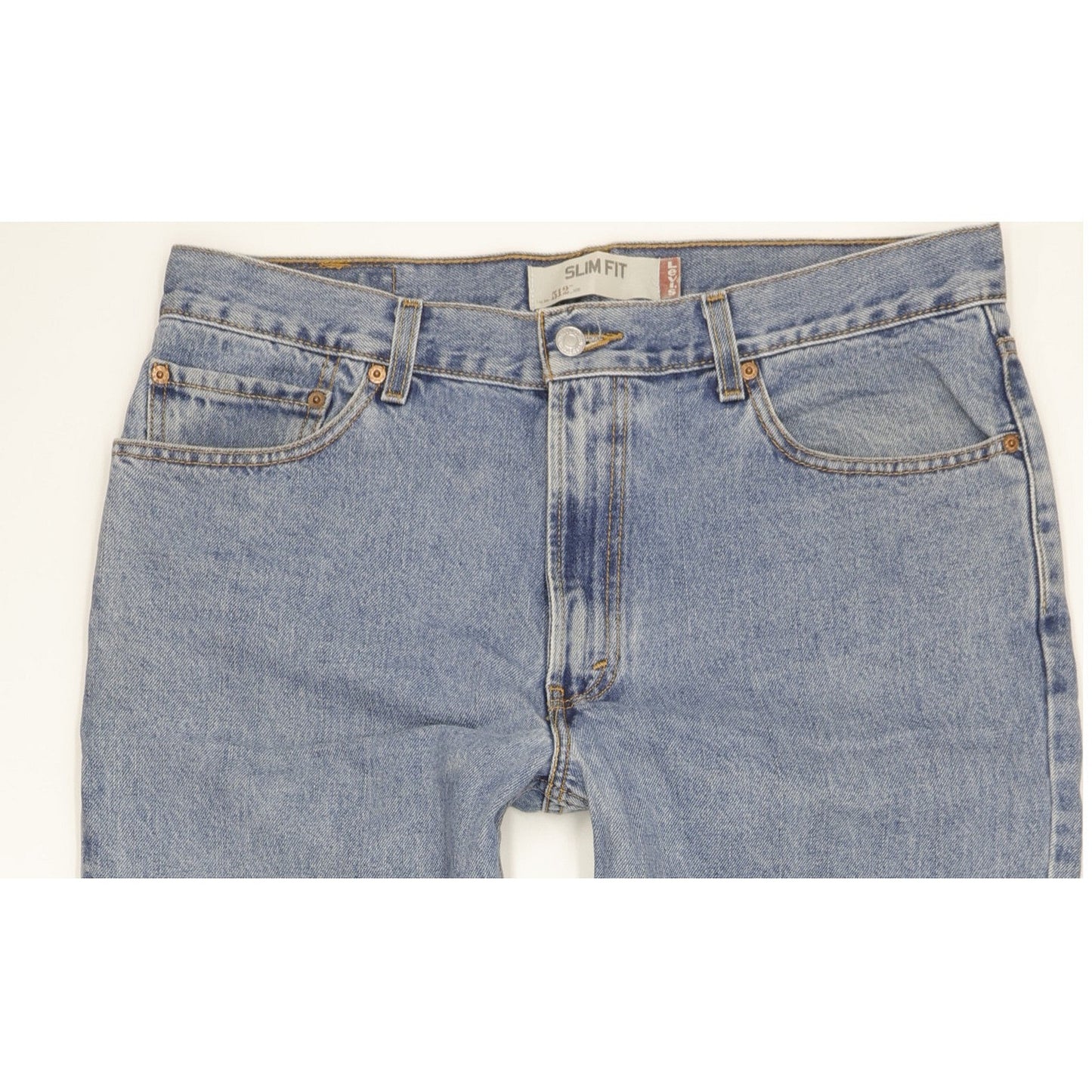 Levi's 512 Men Blue Tapered Slim Jeans W36 L32