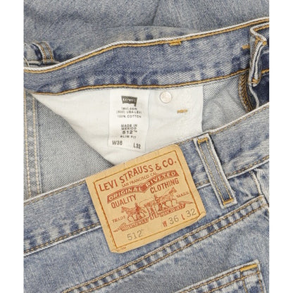 Levi's 512 Men Blue Tapered Slim Jeans W36 L32