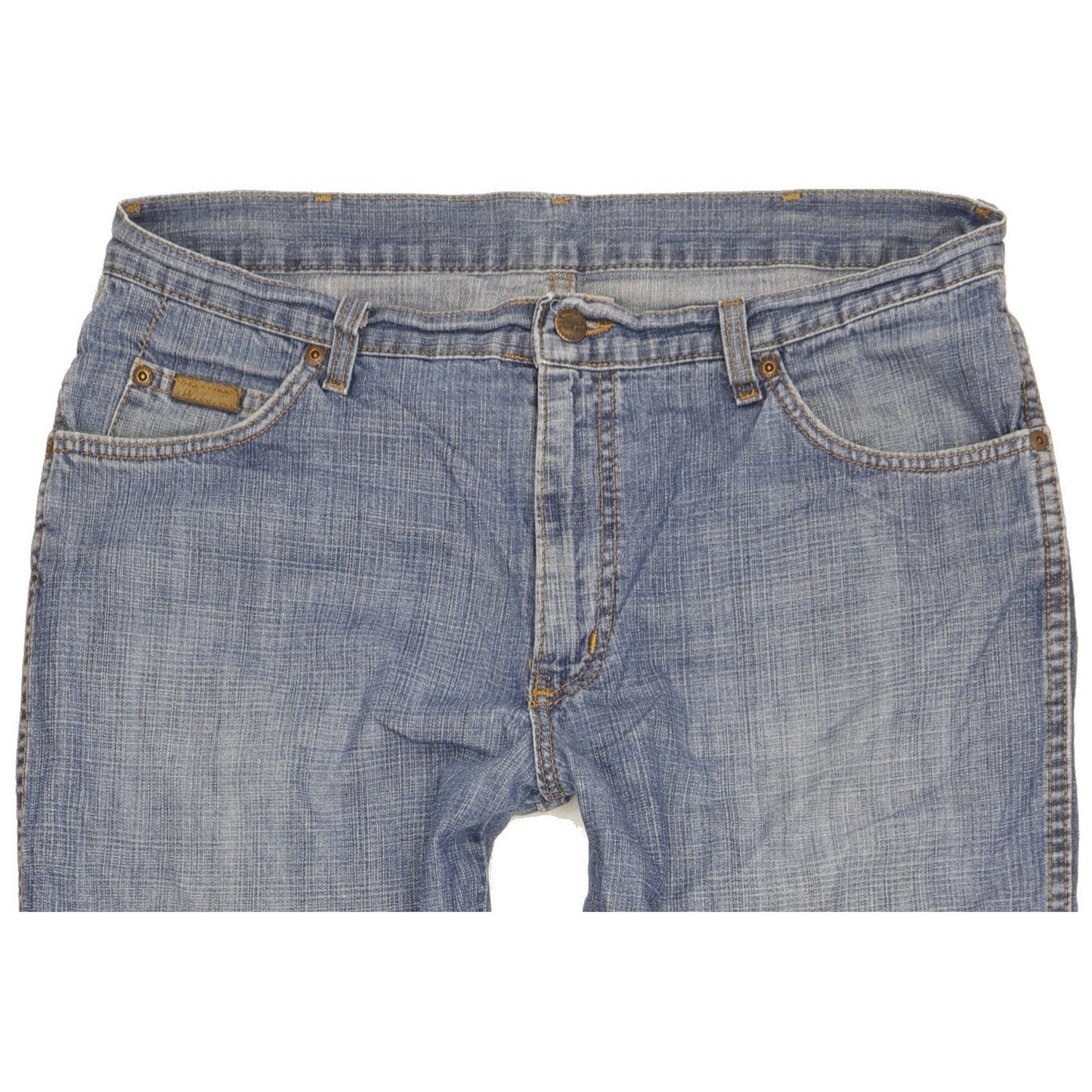 Wrangler Men Blue Straight Regular Jeans W36 L31