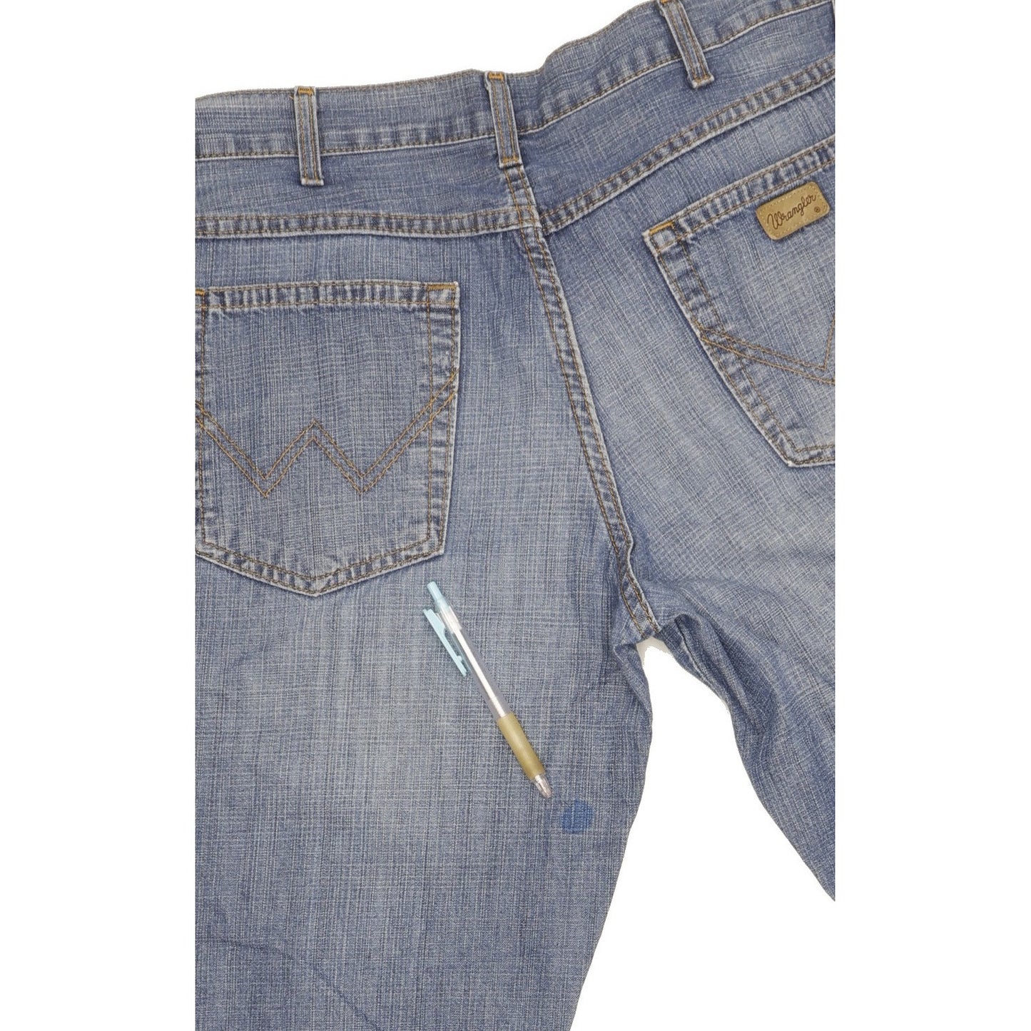 Wrangler Men Blue Straight Regular Jeans W36 L31