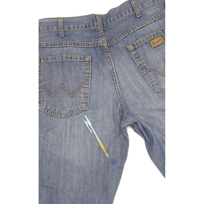 Wrangler Men Blue Straight Regular Jeans W36 L31