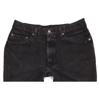 Levi's 550 Men Black Straight Relaxed Jeans W34 L35