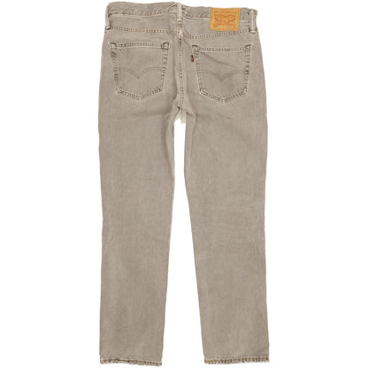 Levi's 511 Men Grey Straight Slim Jeans W34 L30