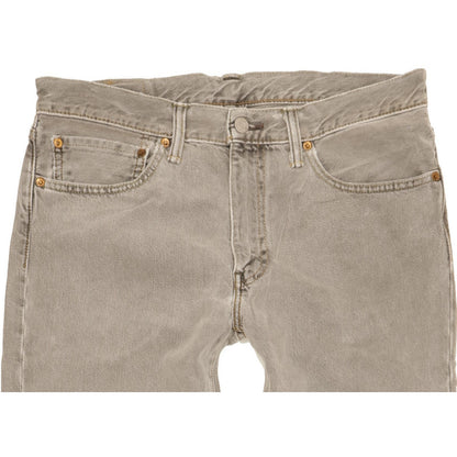 Levi's 511 Men Grey Straight Slim Jeans W34 L30
