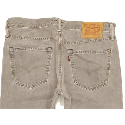Levi's 511 Men Grey Straight Slim Jeans W34 L30