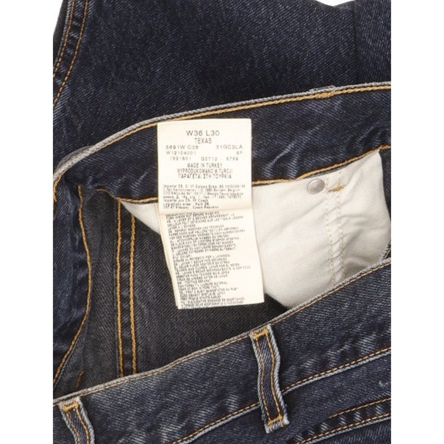 Wrangler Texas Men Blue Straight Regular Jeans W36 L30