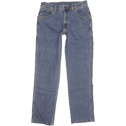 Wrangler Men Blue Straight Regular Stretch Jeans W33 L31