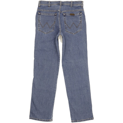 Wrangler Men Blue Straight Regular Stretch Jeans W33 L31