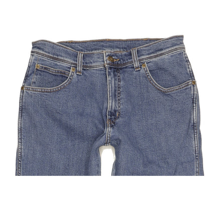 Wrangler Men Blue Straight Regular Stretch Jeans W33 L31