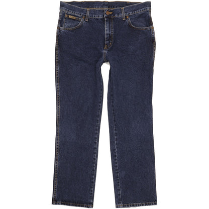 Wrangler Texas Men Blue Straight Regular Jeans W36 L30