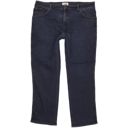 Wrangler Texas Men Blue Straight Regular Stretch Jeans W38 L30
