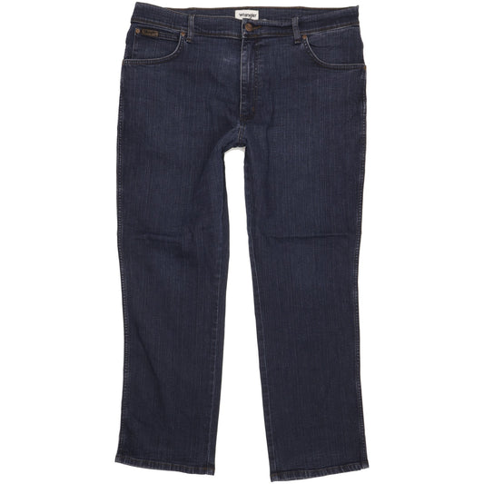 Wrangler Texas Men Blue Straight Regular Stretch Jeans W38 L30