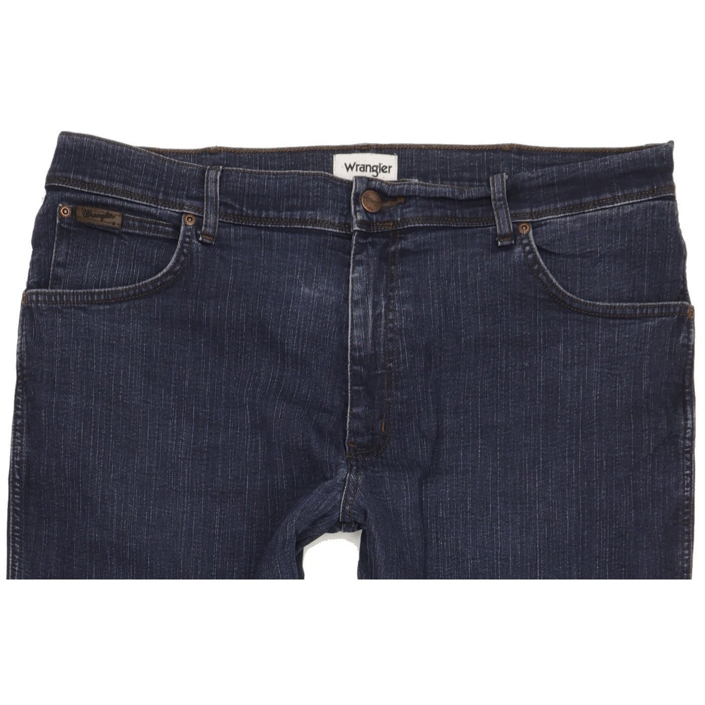Wrangler Texas Men Blue Straight Regular Stretch Jeans W38 L30
