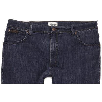Wrangler Texas Men Blue Straight Regular Stretch Jeans W38 L30