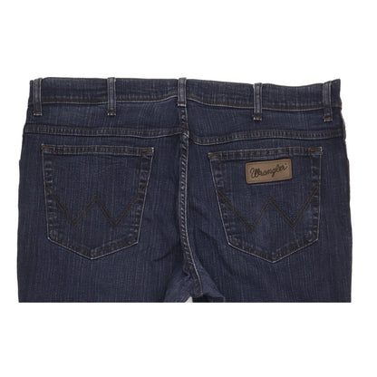 Wrangler Texas Men Blue Straight Regular Stretch Jeans W38 L30