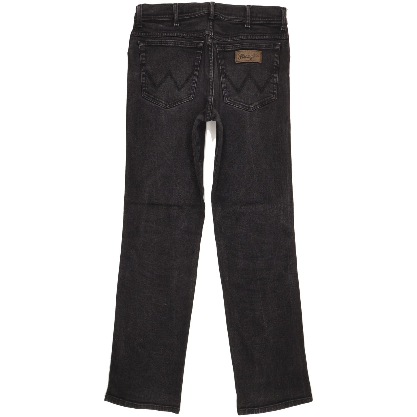 Wrangler Texas Men Black Straight Regular Stretch Jeans W32 L32