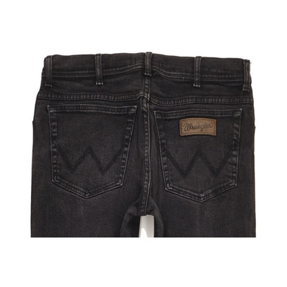 Wrangler Texas Men Black Straight Regular Stretch Jeans W32 L32