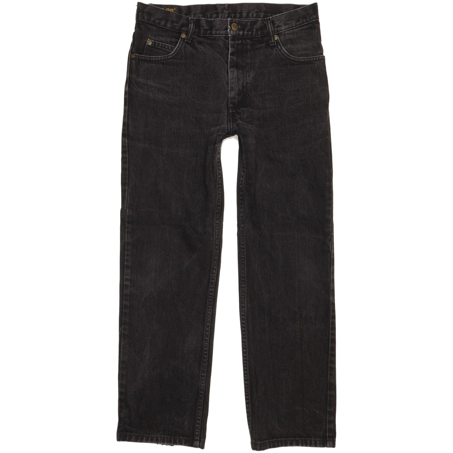 Lee Brooklyn Men Black Straight Regular Jeans W32 L28