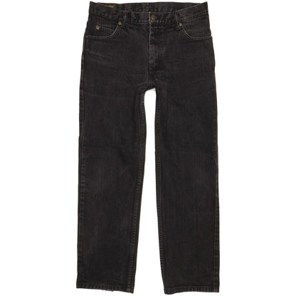 Lee Brooklyn Men Black Straight Regular Jeans W32 L28