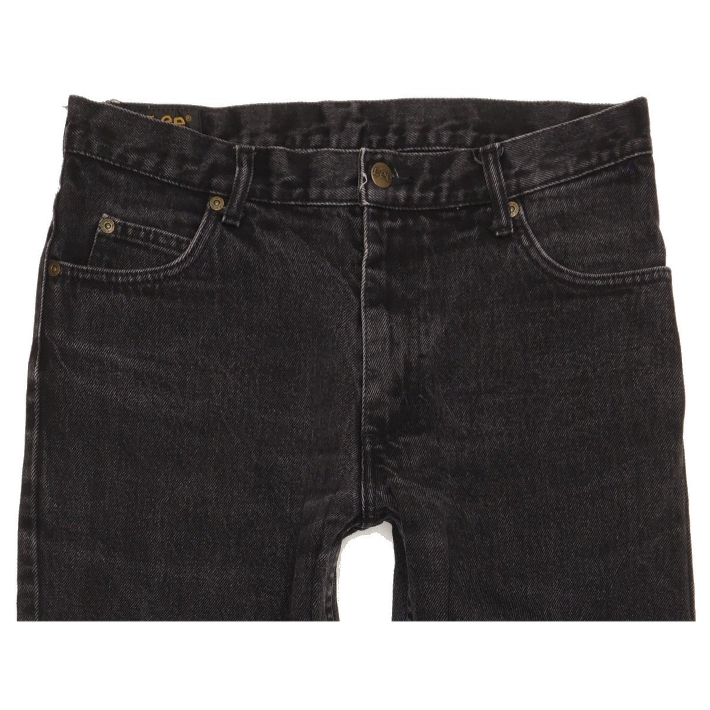 Lee Brooklyn Men Black Straight Regular Jeans W32 L28